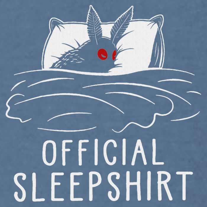 Mothman Cryptid Sleep Garment-Dyed Sweatshirt