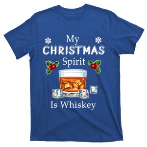 My Christmas Spirit Is Whiskey Ing Merry Xmas Gift T-Shirt