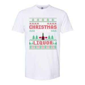 My Christmas Spirit Is Liquor Funny Ing Christmas Funny Gift Softstyle CVC T-Shirt