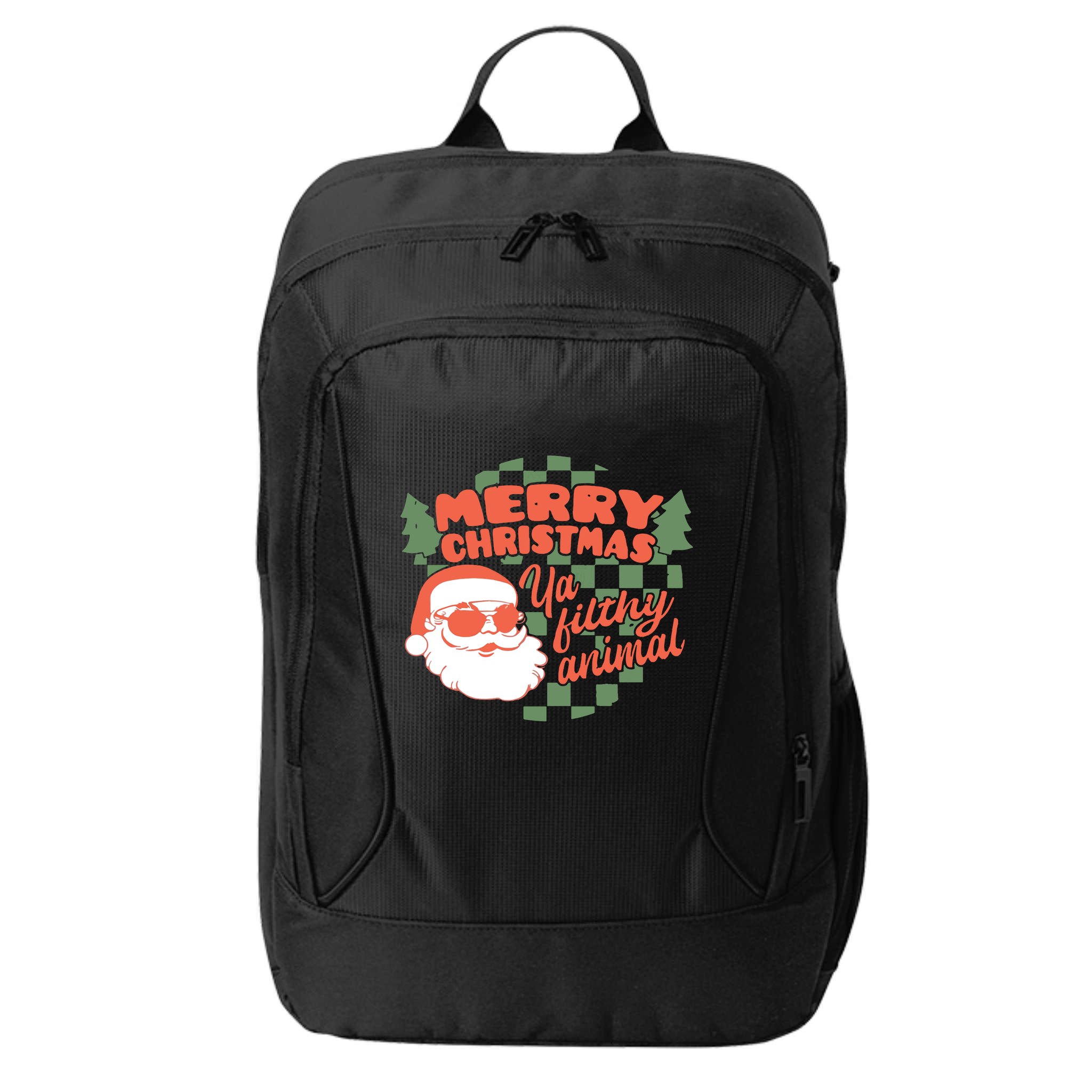 Merry Christmas Santa Ya Filthy Animal City Backpack