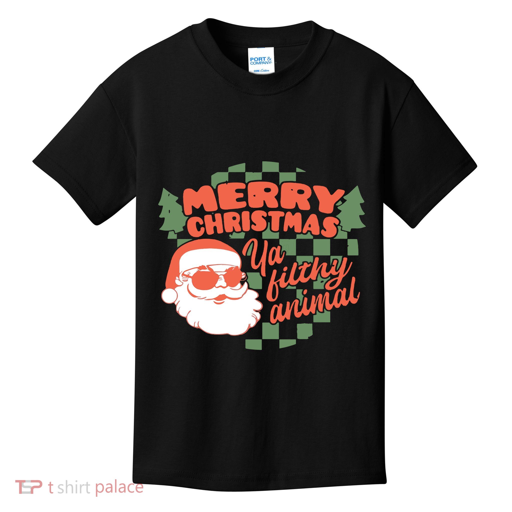 Merry Christmas Santa Ya Filthy Animal Kids T-Shirt