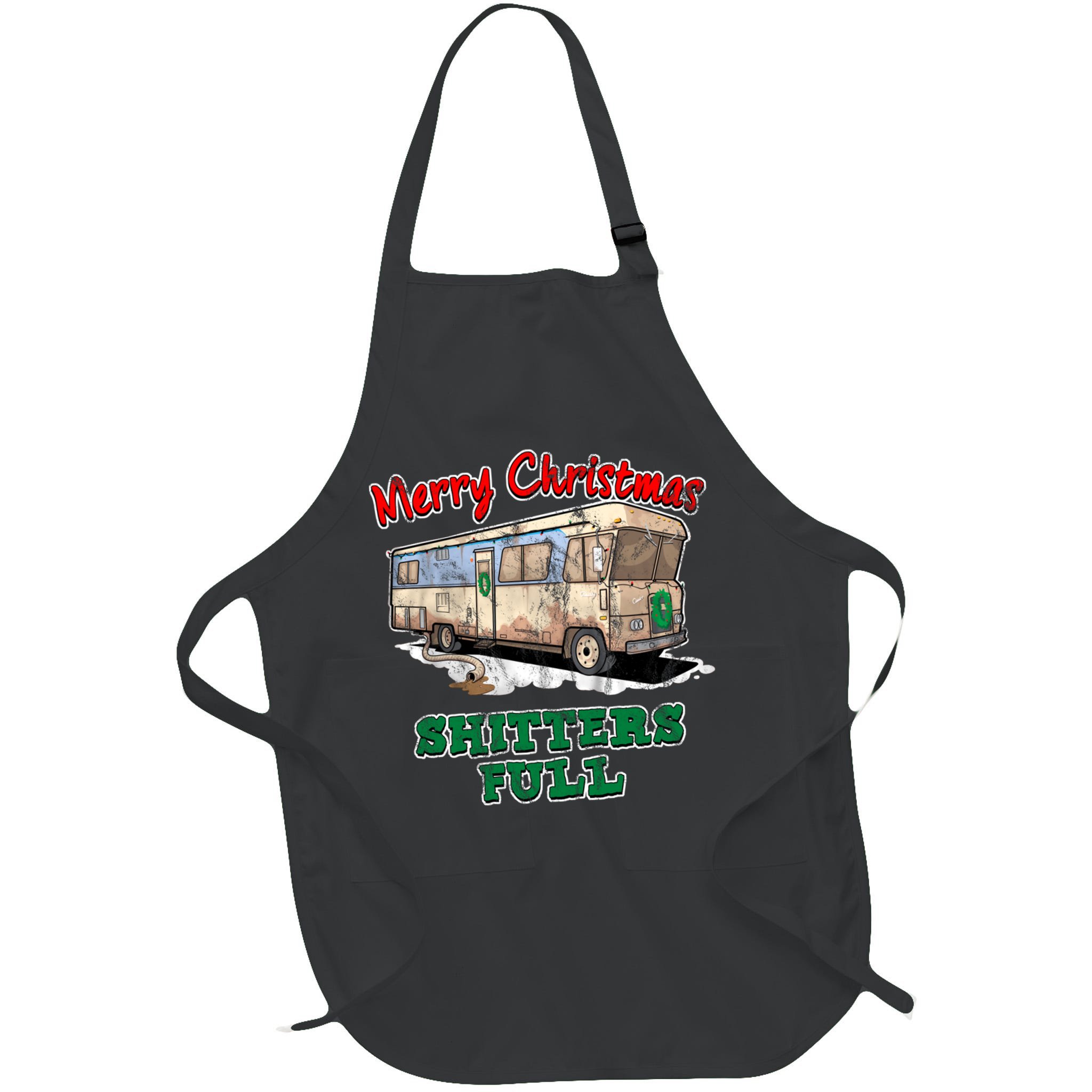 Christmas Vacation, Merry Christmas Shitters Full, Christmas Ugly Apron
