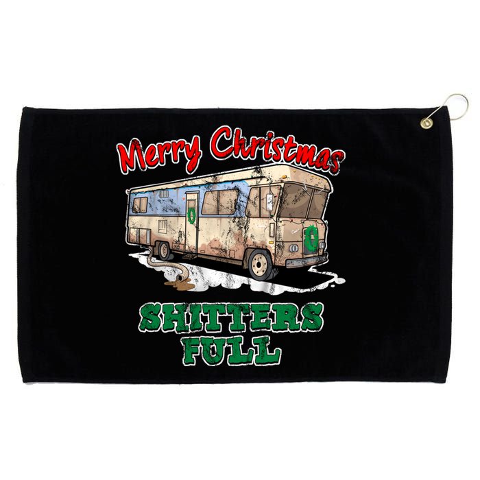 Christmas Vacation, Merry Christmas Shitters Full, Christmas Ugly Grommeted Golf Towel