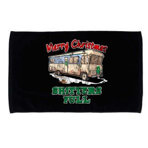 Christmas Vacation, Merry Christmas Shitters Full, Christmas Ugly Microfiber Hand Towel