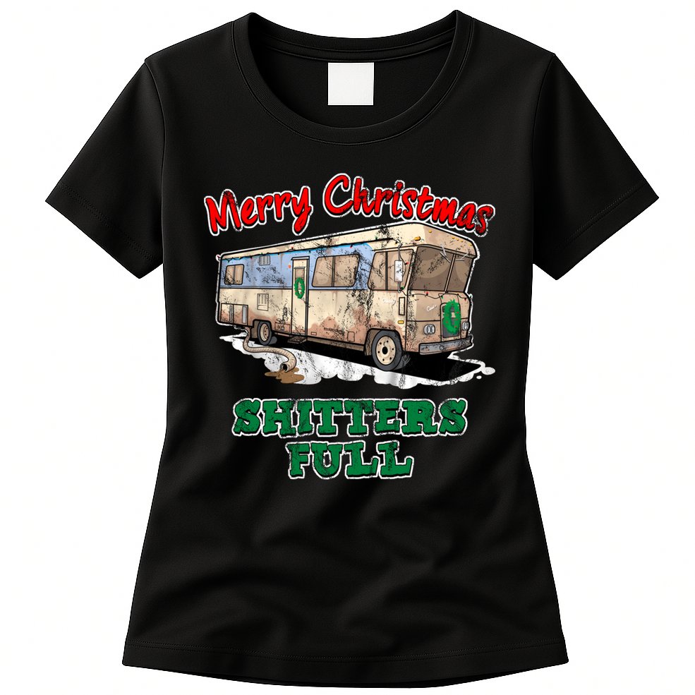 Christmas Vacation, Merry Christmas Shitters Full, Christmas Ugly Womens T-Shirt