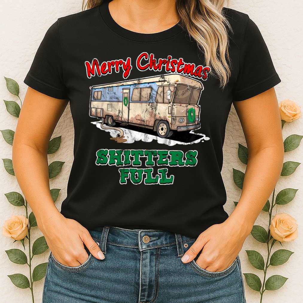 Christmas Vacation, Merry Christmas Shitters Full, Christmas Ugly Womens T-Shirt