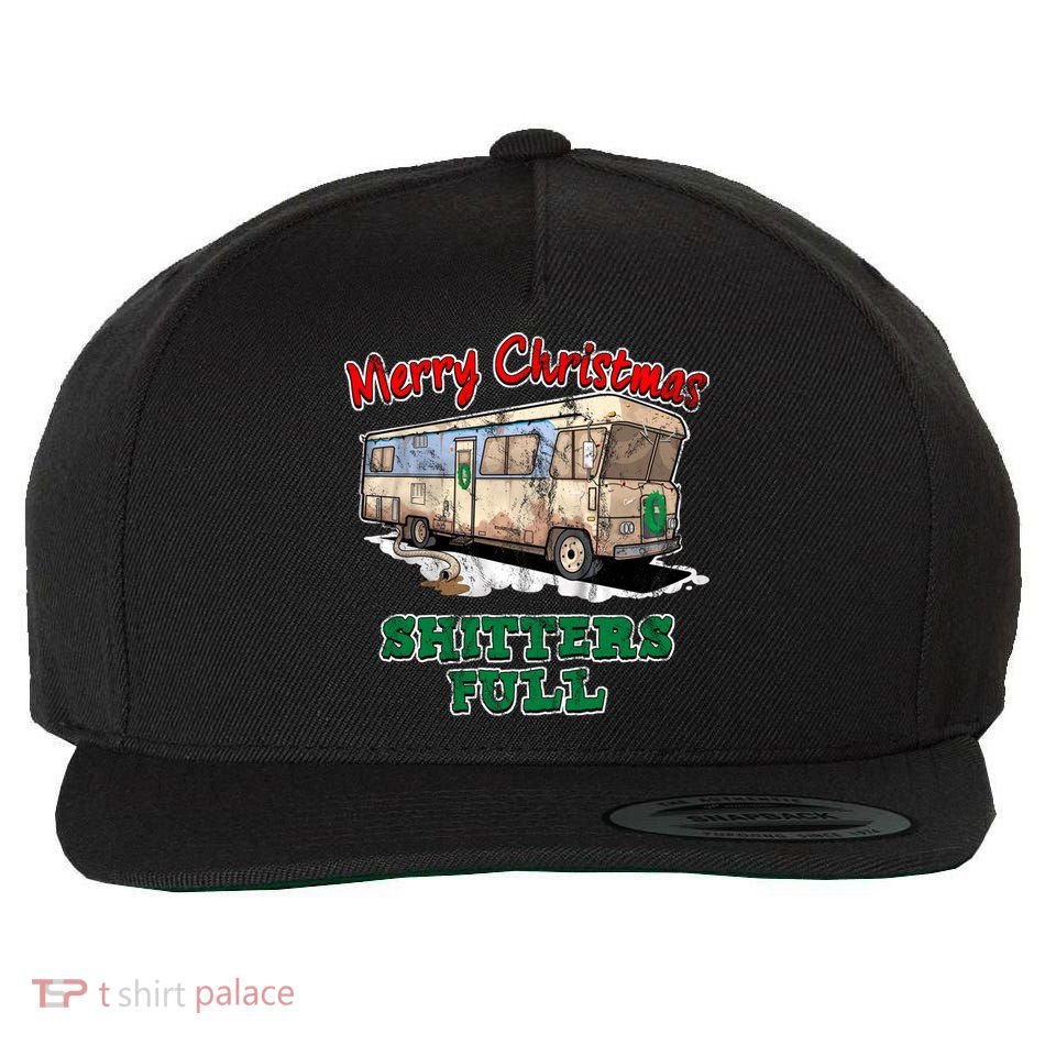 Christmas Vacation, Merry Christmas Shitters Full, Christmas Ugly Wool Snapback Cap