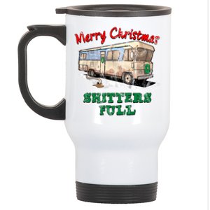 Christmas Vacation, Merry Christmas Shitters Full, Christmas Ugly Stainless Steel Travel Mug