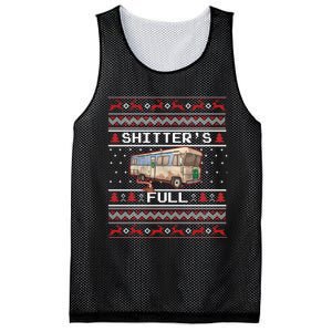 Christmas Vacation, Merry Christmas Shitters Full, Christmas Ugly Mesh Reversible Basketball Jersey Tank