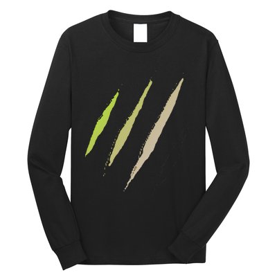 Monster Claw Scratch Long Sleeve Shirt