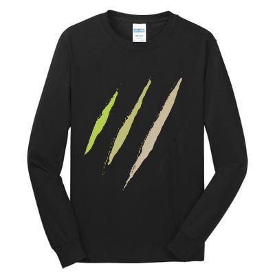 Monster Claw Scratch Tall Long Sleeve T-Shirt