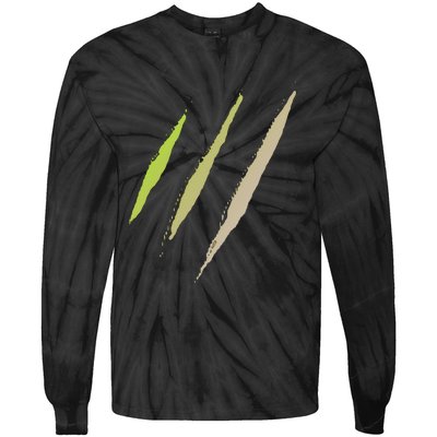 Monster Claw Scratch Tie-Dye Long Sleeve Shirt