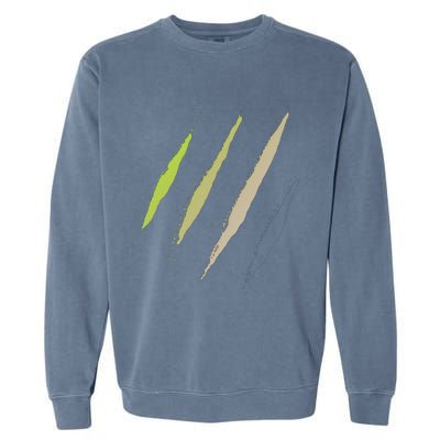 Monster Claw Scratch Garment-Dyed Sweatshirt