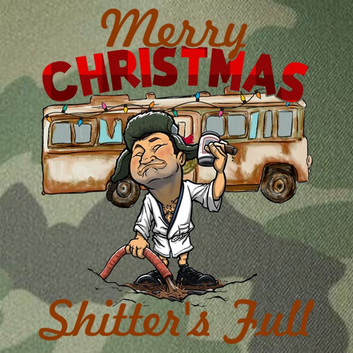Merry Christmas Shitters Full Ugly Legacy Tie Dye Trucker Hat