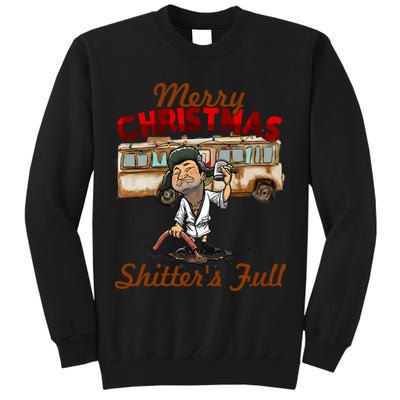 Merry Christmas Shitters Full Ugly Tall Sweatshirt