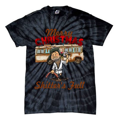 Merry Christmas Shitters Full Ugly Tie-Dye T-Shirt