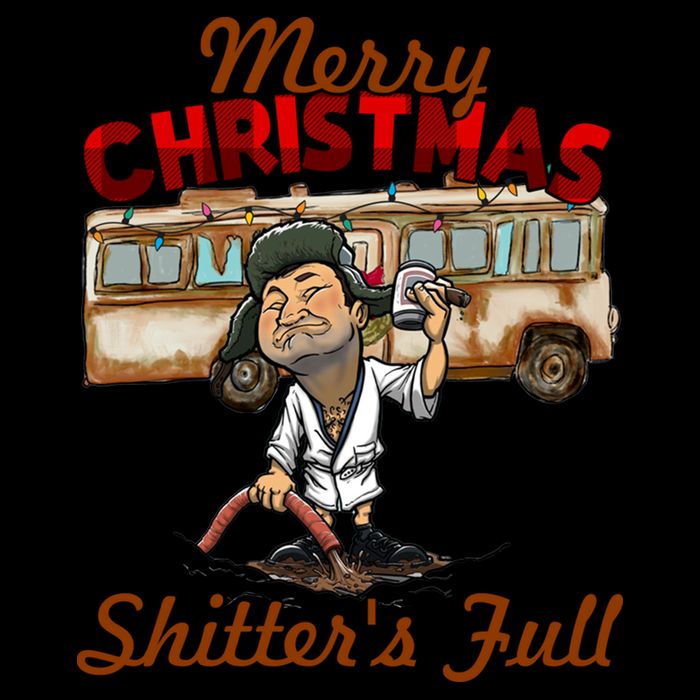 Merry Christmas Shitters Full Ugly Tall Hoodie