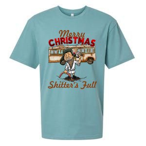 Christmas Vacation, Merry Christmas Shitters Full, Christmas Ugly Sueded Cloud Jersey T-Shirt