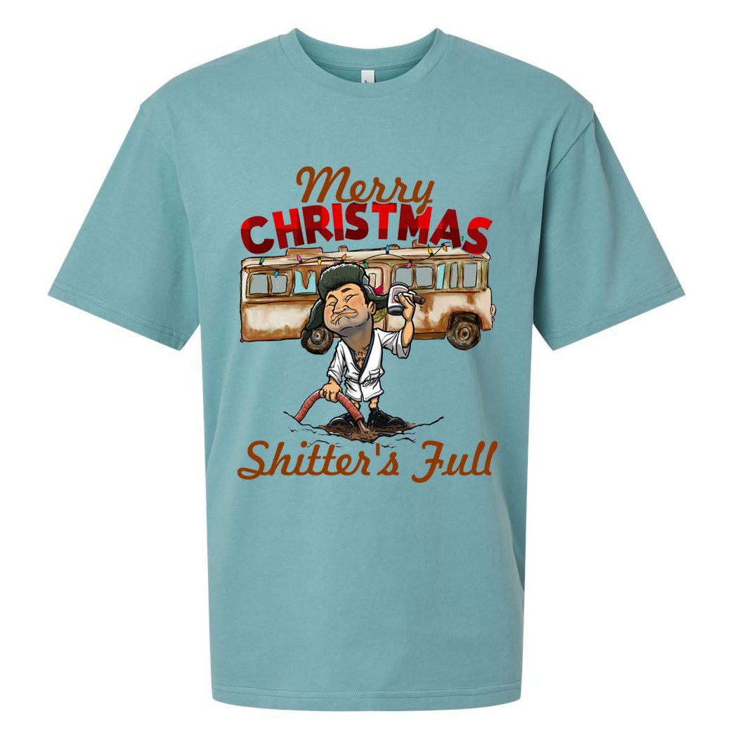Merry Christmas Shitters Full Ugly Sueded Cloud Jersey T-Shirt
