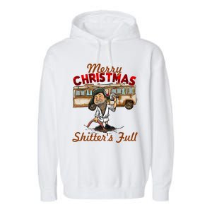 Christmas Vacation, Merry Christmas Shitters Full, Christmas Ugly Garment-Dyed Fleece Hoodie