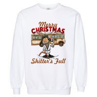 Christmas Vacation, Merry Christmas Shitters Full, Christmas Ugly Garment-Dyed Sweatshirt