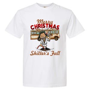 Christmas Vacation, Merry Christmas Shitters Full, Christmas Ugly Garment-Dyed Heavyweight T-Shirt