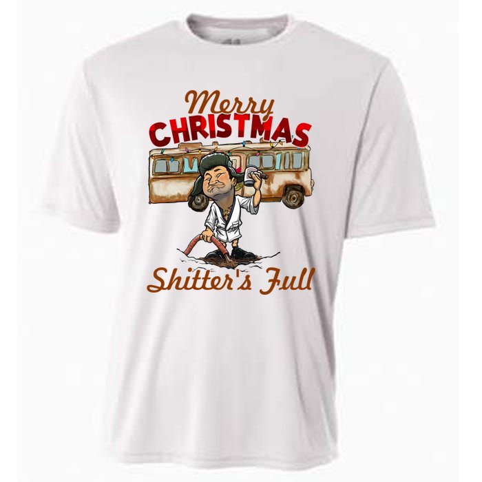 Christmas Vacation, Merry Christmas Shitters Full, Christmas Ugly Cooling Performance Crew T-Shirt