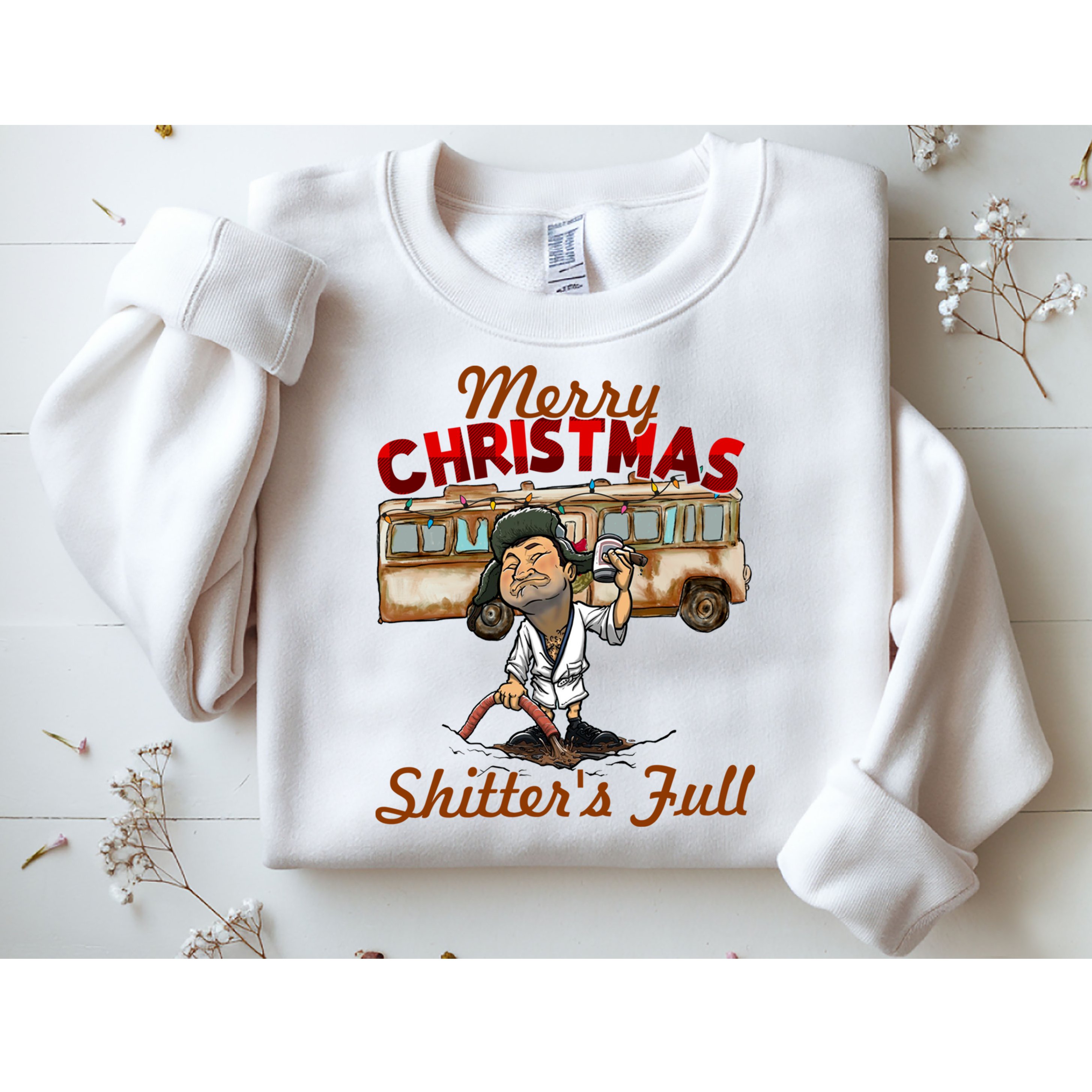Merry Christmas Shitters Full Ugly Sweatshirt