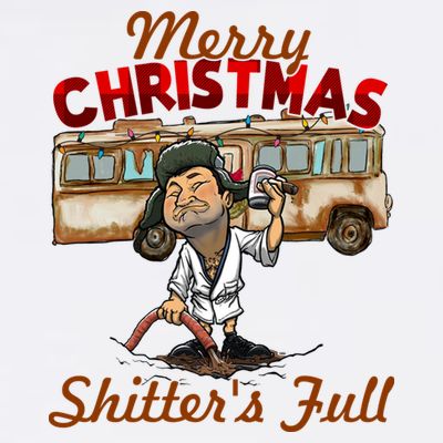 Merry Christmas Shitters Full Ugly T-Shirt