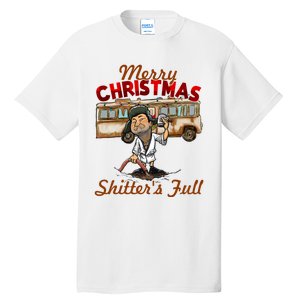 Christmas Vacation, Merry Christmas Shitters Full, Christmas Ugly Tall T-Shirt