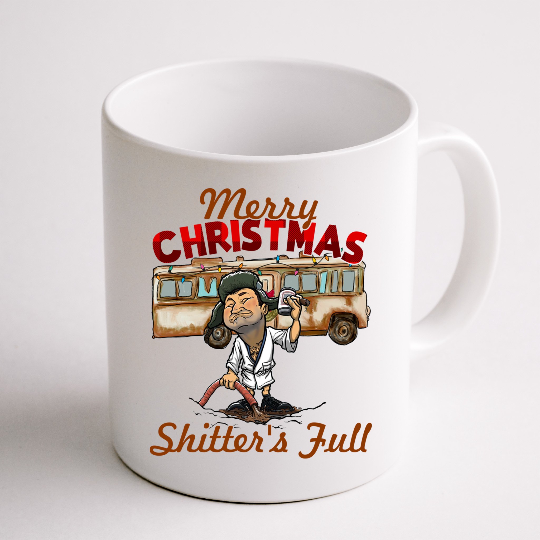 Merry Christmas Shitters Full Ugly Mug