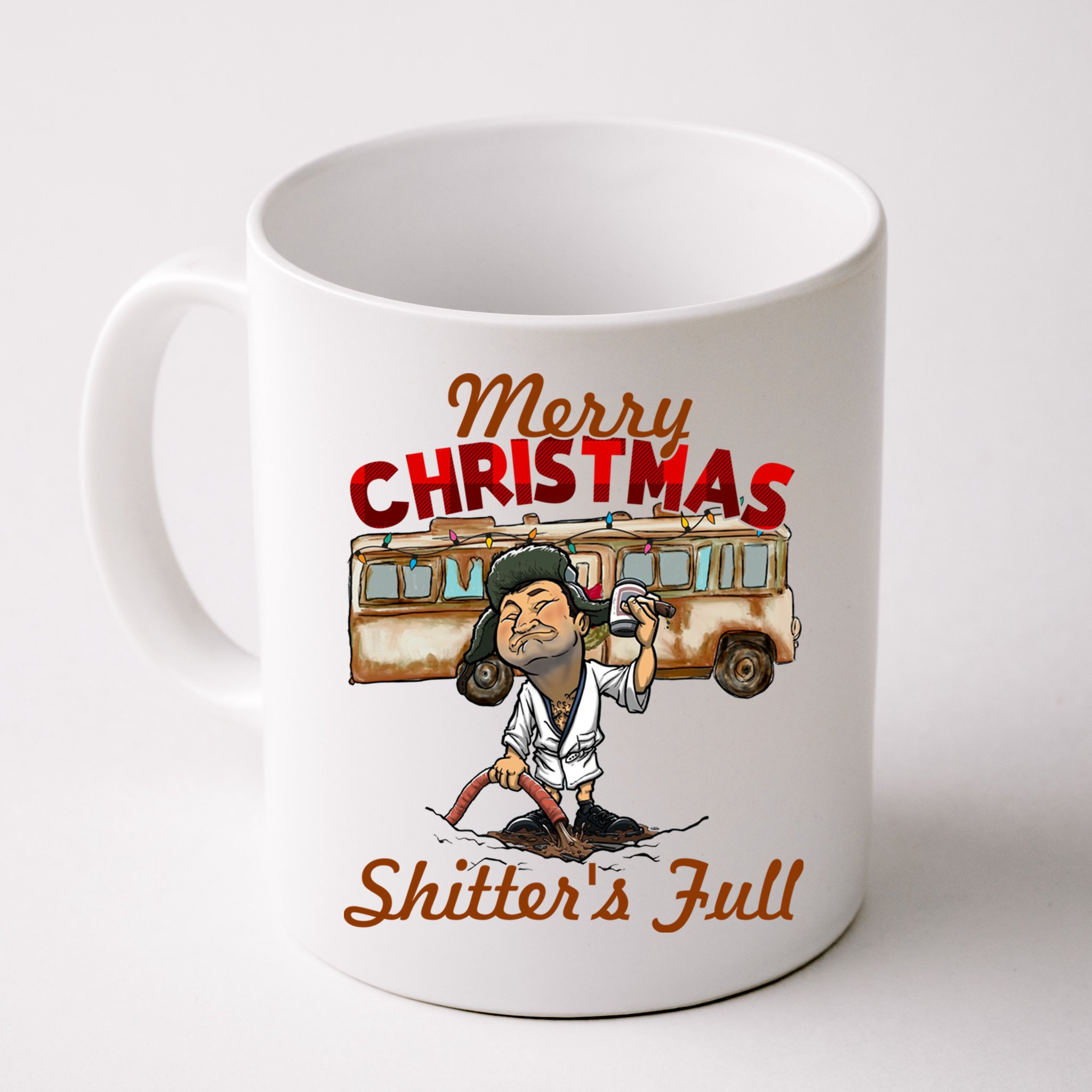 Merry Christmas Shitters Full Ugly Mug