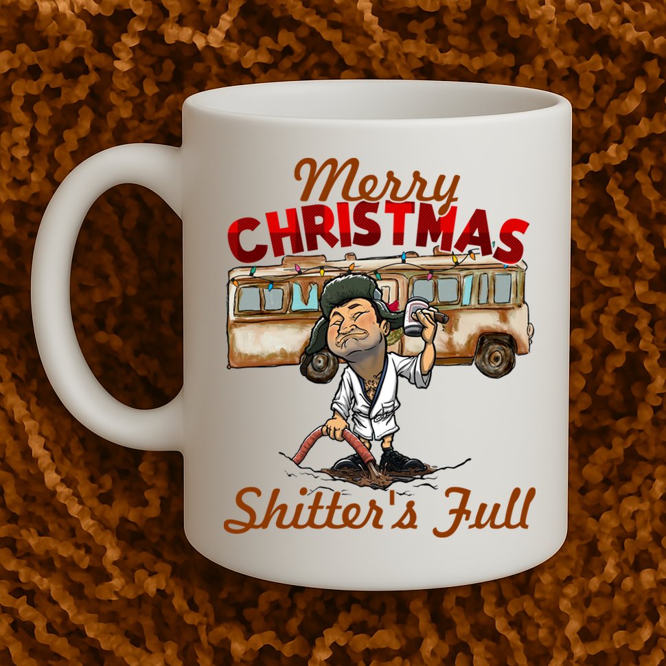 Merry Christmas Shitters Full Ugly Mug