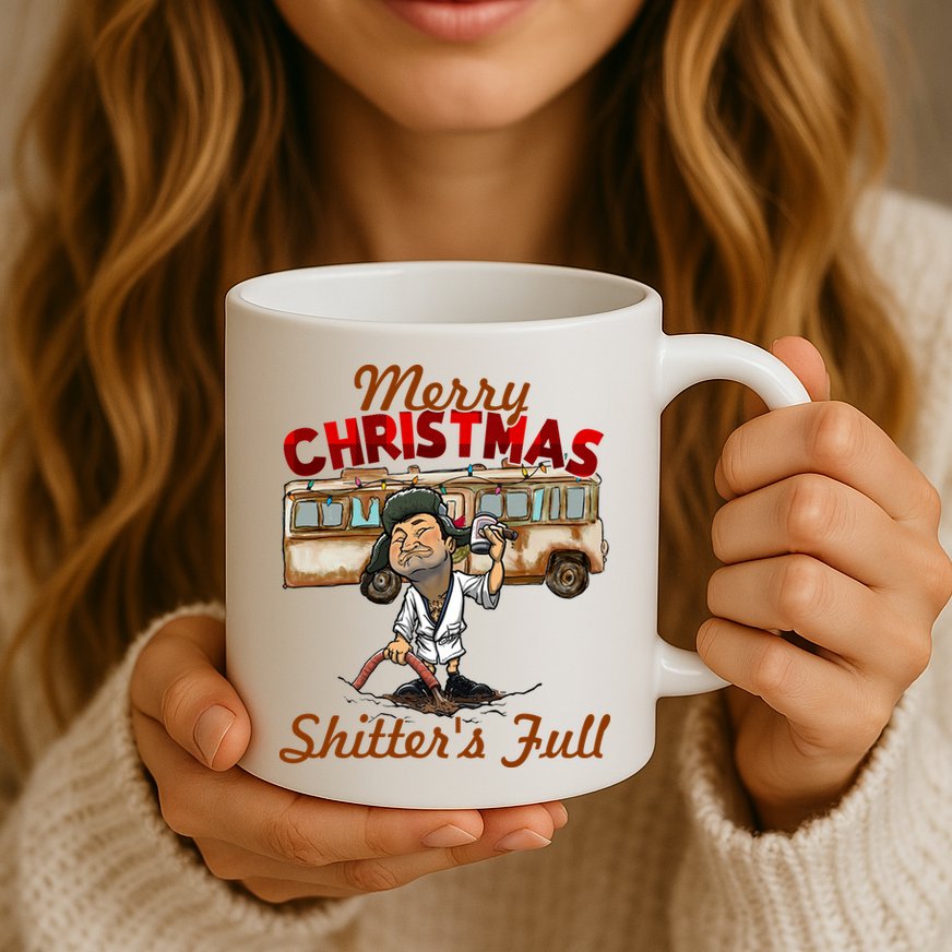 Merry Christmas Shitters Full Ugly Mug
