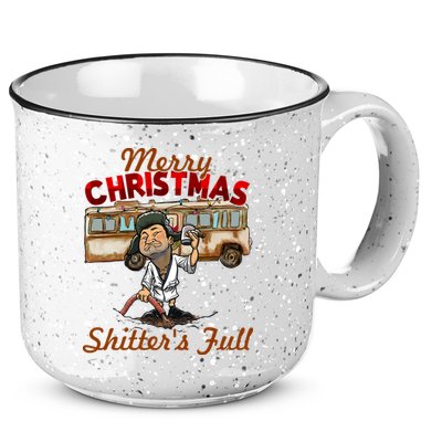 Merry Christmas Shitters Full Ugly 15oz Campfire Ceramic Mug