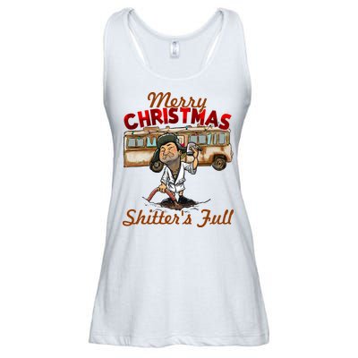 Merry Christmas Shitters Full Ugly Ladies Essential Flowy Tank