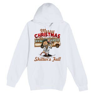 Christmas Vacation, Merry Christmas Shitters Full, Christmas Ugly Premium Pullover Hoodie