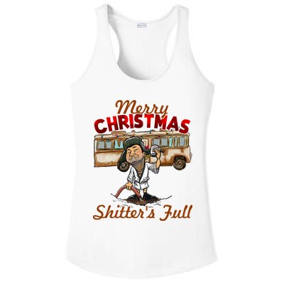 Merry Christmas Shitters Full Ugly Ladies PosiCharge Competitor Racerback Tank
