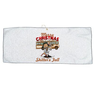 Merry Christmas Shitters Full Ugly Large Microfiber Waffle Golf Towel
