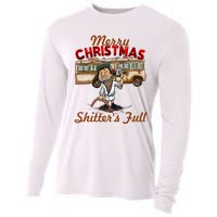 Christmas Vacation, Merry Christmas Shitters Full, Christmas Ugly Cooling Performance Long Sleeve Crew