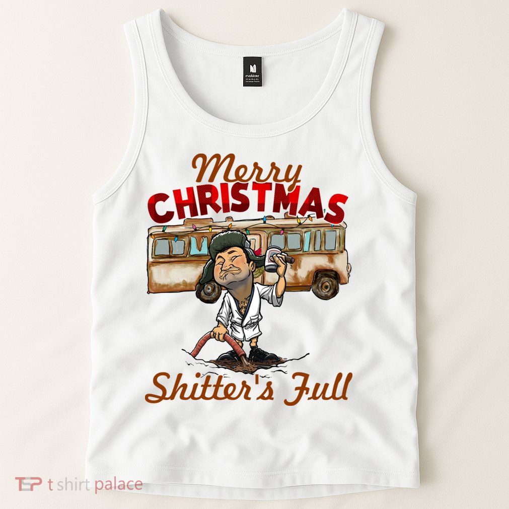Merry Christmas Shitters Full Ugly Tank Top