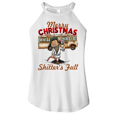 Merry Christmas Shitters Full Ugly Women's Perfect Tri Rocker Tank