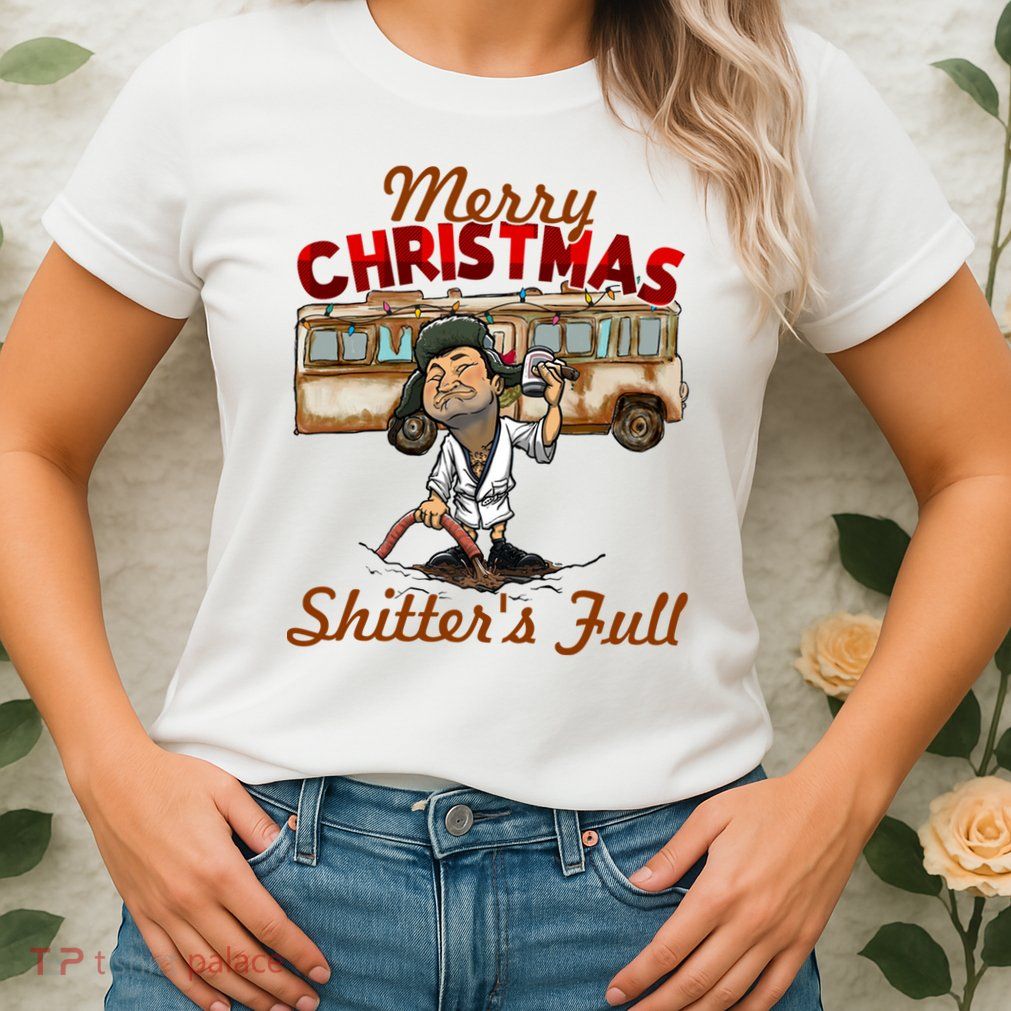Merry Christmas Shitters Full Ugly Womens T-Shirt