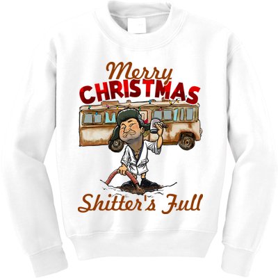 Merry Christmas Shitters Full Ugly Kids Sweatshirt