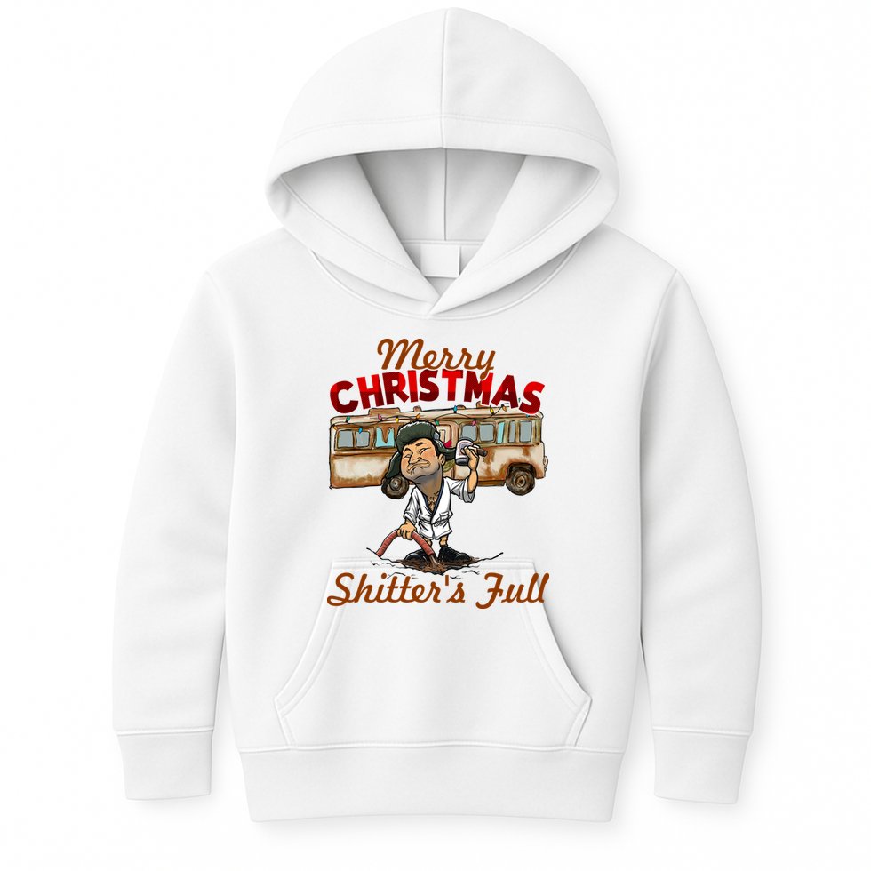 Merry Christmas Shitters Full Ugly Kids Hoodie