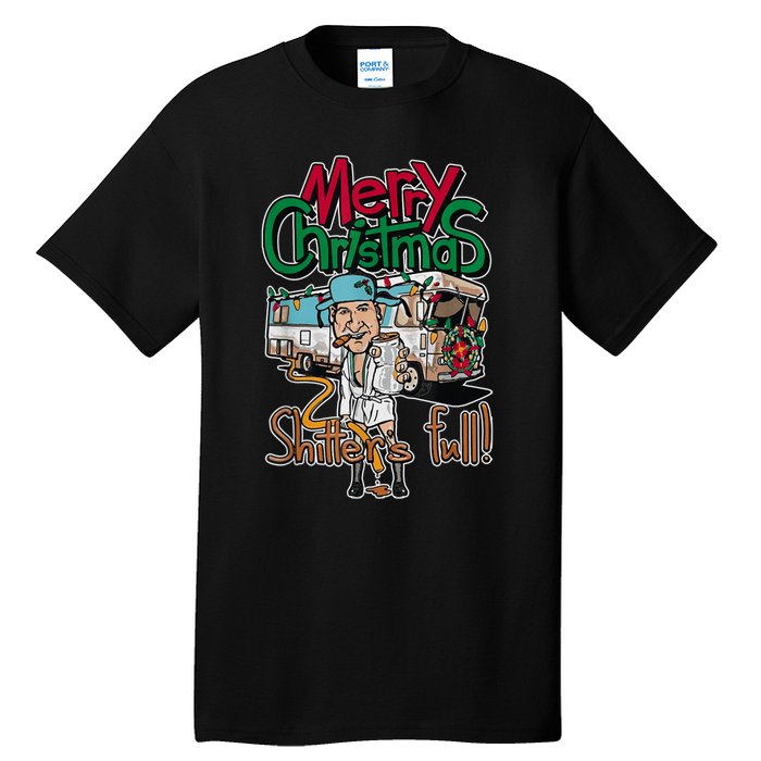 Christmas Vacation, Merry Christmas Shitters Full, Christmas Ugly Tall T-Shirt