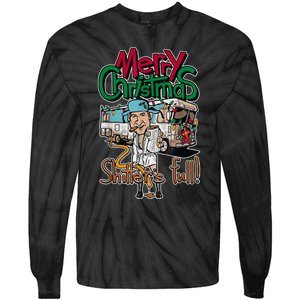 Christmas Vacation, Merry Christmas Shitters Full, Christmas Ugly Tie-Dye Long Sleeve Shirt