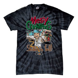 Christmas Vacation, Merry Christmas Shitters Full, Christmas Ugly Tie-Dye T-Shirt