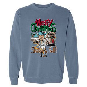 Christmas Vacation, Merry Christmas Shitters Full, Christmas Ugly Garment-Dyed Sweatshirt