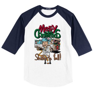 Christmas Vacation, Merry Christmas Shitters Full, Christmas Ugly Baseball Sleeve Shirt